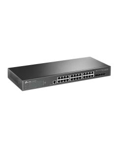 TP-Link :: TL-SG3428X Managed Switch L2+ JetStream, 24 porty gigabitowe, 4 sloty SFP+ 10 Gbit