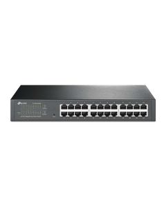 TP-Link :: TL-SG1024DE switch Rack 24 ports RJ45 10/100/1000Mbps. RoHS  Easy Smart Switch