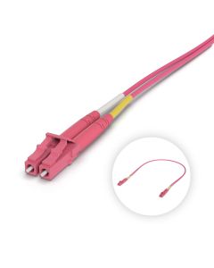 Ubiquiti OM4 Duplex LC UPC Fiber Patch Cable - UACC-OFC-M2-LULU-0.5M-50