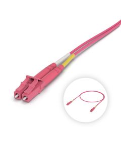 Ubiquiti OM4 Duplex LC UPC Fiber Patch Cable - UACC-OFC-M2-LULU-1M-50