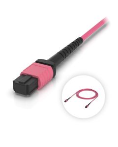 Ubiquiti OM4 MPO-12 UPC Fiber Patch Cable - UACC-OFC-MA-MPMP-3M-10 (10-Pack)