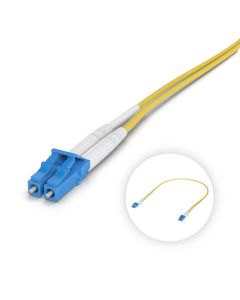 Ubiquiti OS2 Duplex LC UPC Fiber Patch Cable - UACC-OFC-S2-LULU-0.5M-50