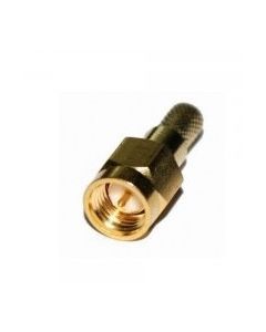 Connector SMA male crimp for H-155, gold-plated