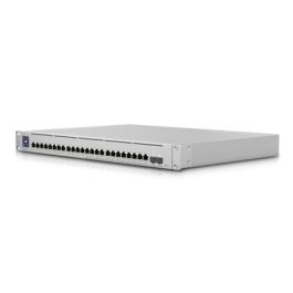 Ubiquiti (USW-Enterprise-24-PoE) UniFi Layer 3, PoE switch (12) 2.5GbE ports, (12) GbE ports, and (2) 10G SFP