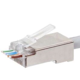 Getfort Connector RJ45 UTP Cat5e Passthrough shielded 8P8C (100 pieces)