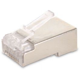 Getfort Connector RJ45 FTP Cat6 Passthrough shielded 8P8C (100 pieces)