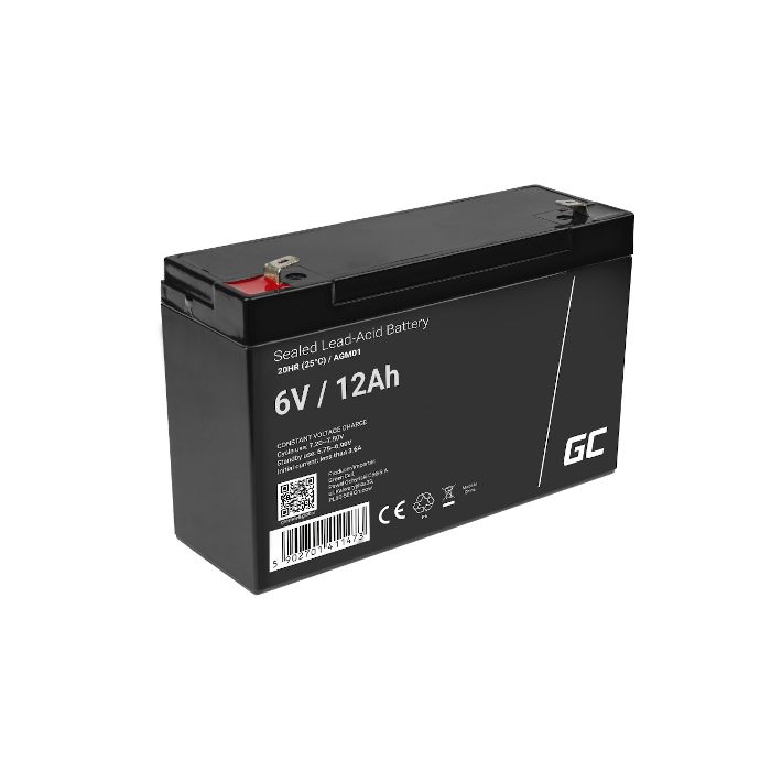 AGM Green Cell Battery 6V 12Ah