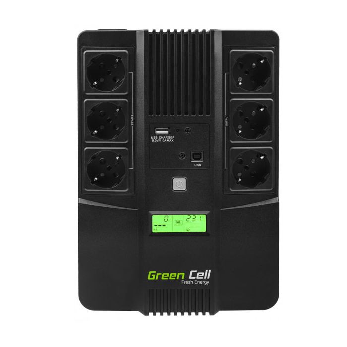 UPS Green Cell AiO LCD 800VA