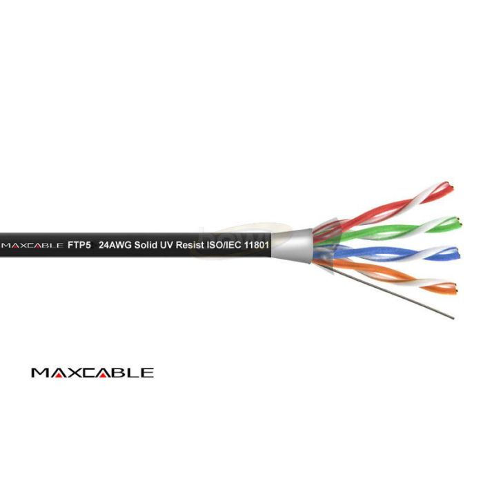 Maxcable FTP CAT 5 Ethernet Cable BOX, CCA, UV resistant