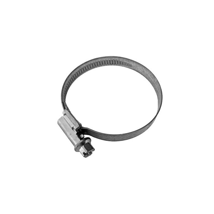 Hose clamp made of galvanized steel W1. The clamping range is from 46 to 70mm