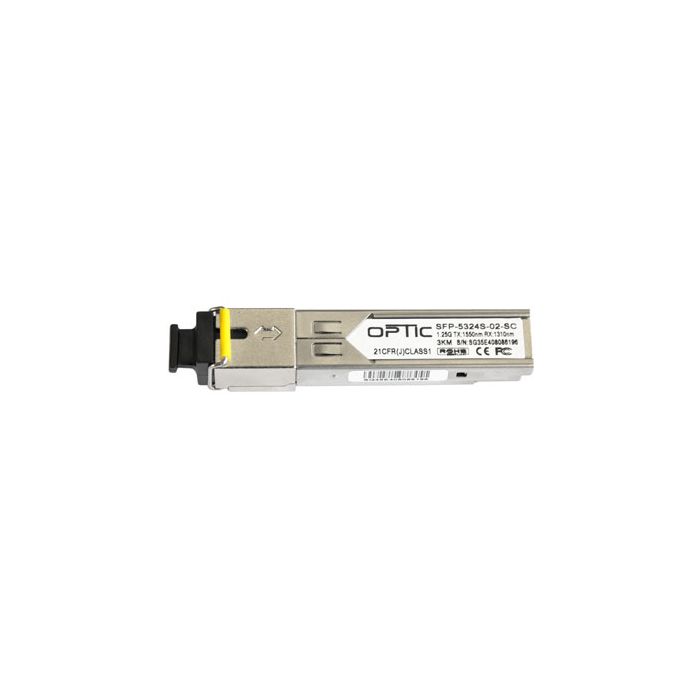 OPTIC SFP module (1pcs) 1.25Gbps, SC SM, 10dB (3km), WDM, TX1550/RX1310, DDM