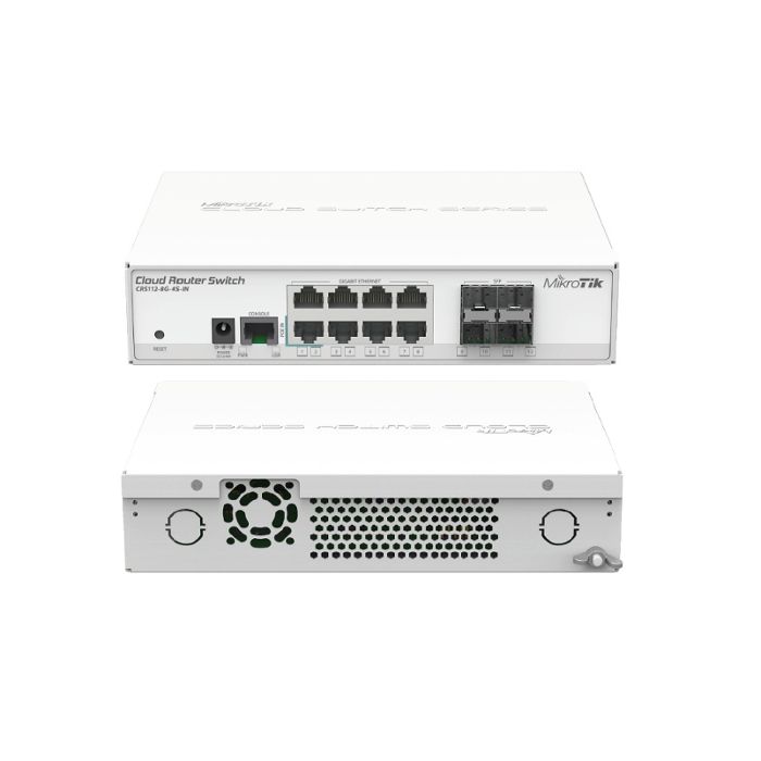 MikroTik CRS112-8G-4S-IN Managed Switch