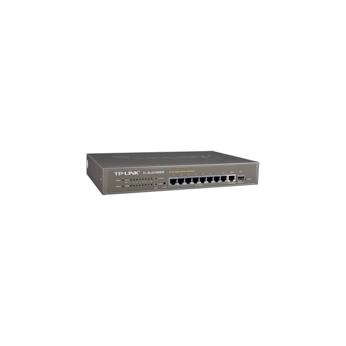 TP-Link :: TL-SL2210WEB 8x 100M ports + 1x1000M port switch