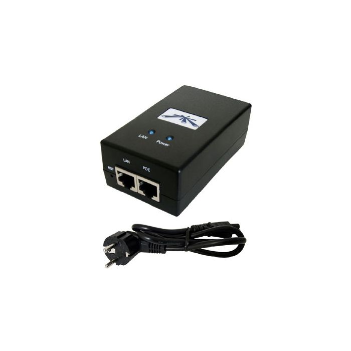 Ubiquiti PoE 24V 24W Gigabit Power Adapter (POE-24-24W-G)