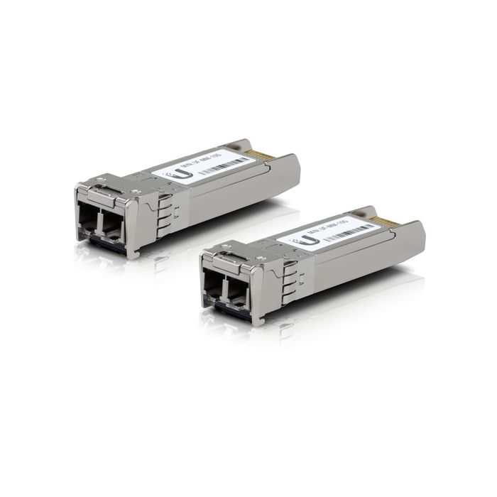 Ubiquiti SFP+ 10G, MM LC 300m Dual-Fiber 850nm 2-pack UF-MM-10G replaced by UACC-OM-MM-10G-D-2