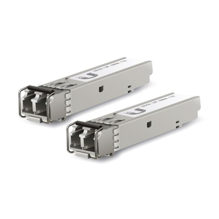 Ubiquiti SFP 1,25G, MM LC 550m Dual-Fiber 850nm 2-pack UF-MM-1G replaced by UACC-OM-MM-1G-D-2