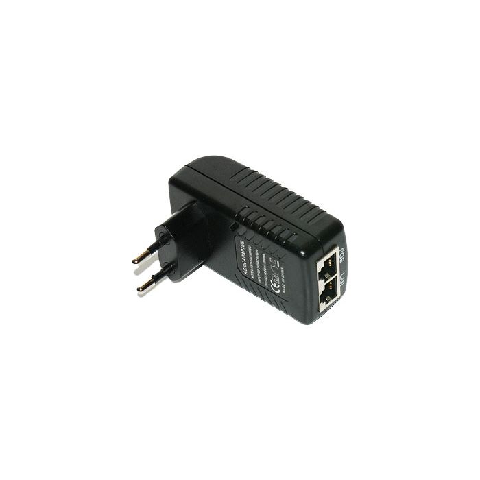 Zasilacz impulsowy 18V 1A ze zintegrowanym adapterem PoE