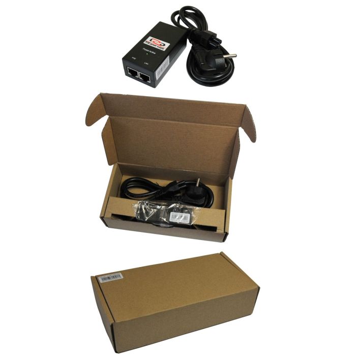 PoE 24V 24W Gigabit Power Adapter ESD Protected ex-Demo