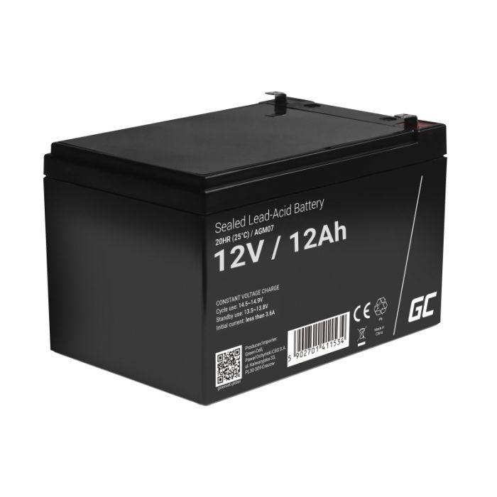 AGM Green Cell Battery 12V 12 Ah