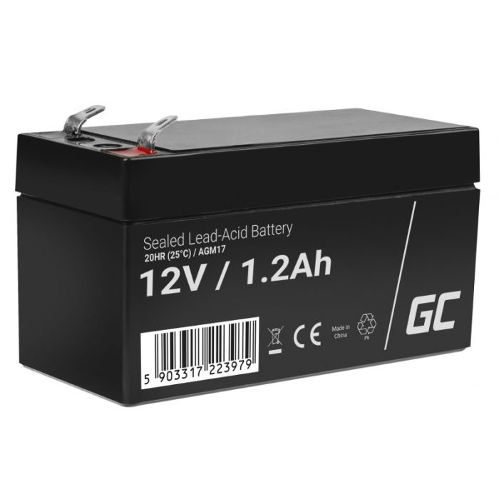 AGM Green Cell Battery 12V 1.2 Ah