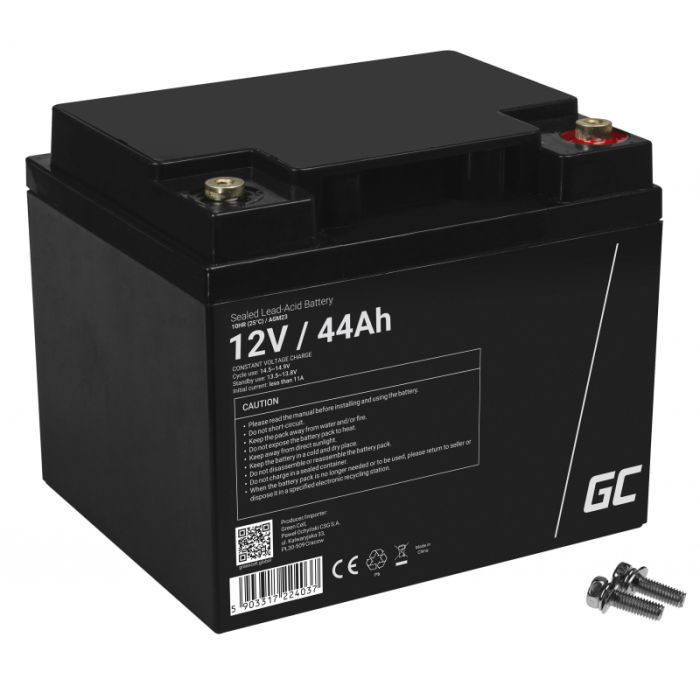 AGM Green Cell Battery 12V 44 Ah