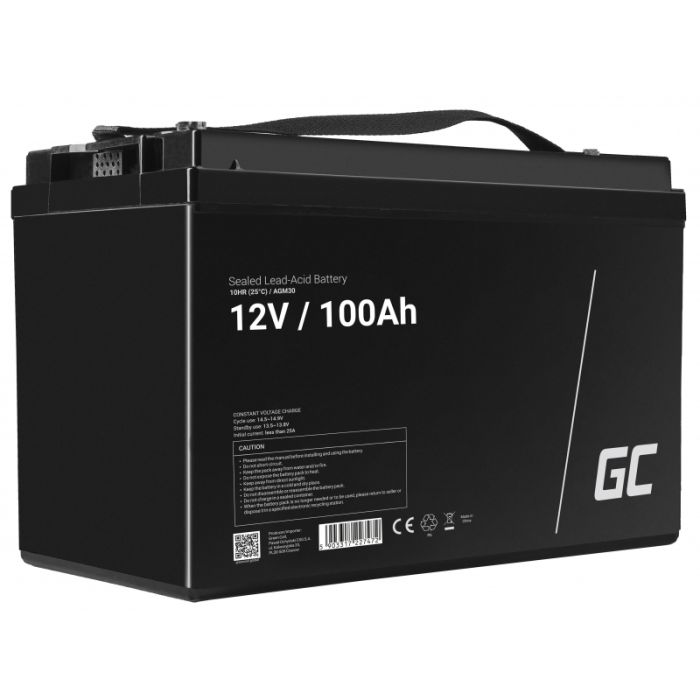 AGM Green Cell Battery 12V 100 Ah