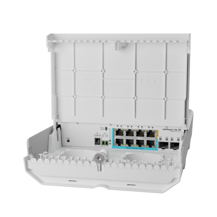 Mikrotik CSS610-1Gi-7R-2S+OUT (netPower Lite 7R)