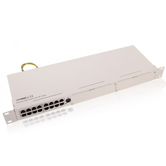 Ethernet Surge Protector 8p PoE Gigabit SPG-8P-1U