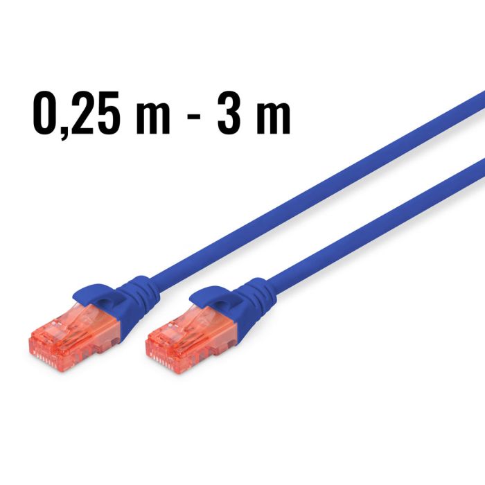 DIGITUS CAT 6 UTP patchcord Blue