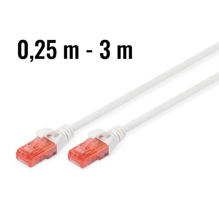 DIGITUS CAT 6 UTP patchcord White