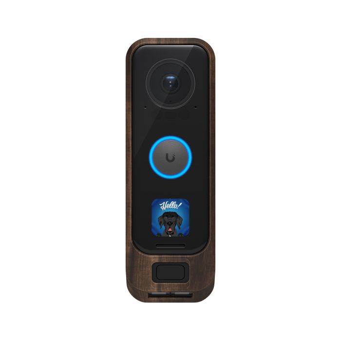 Ubiquiti UACC-G4-DB-Pro-Cover-Wood - G4 Doorbell Pro Cover (1)