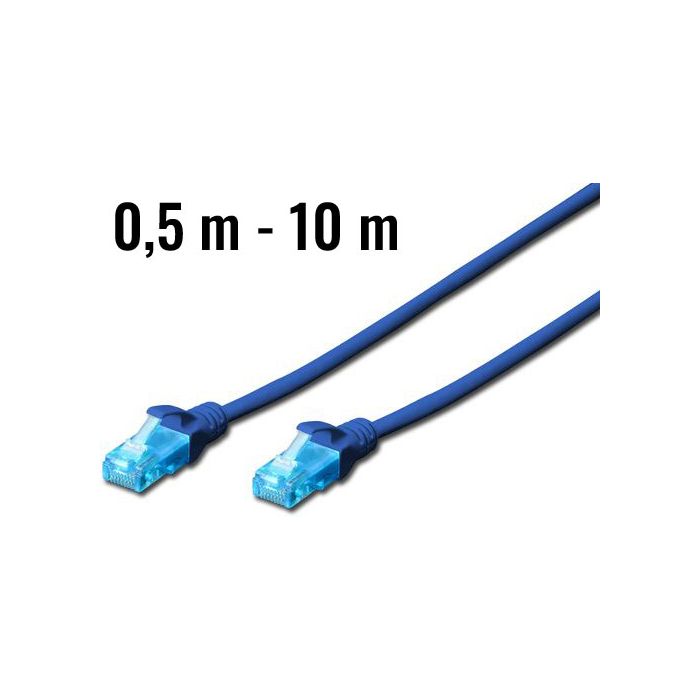 DIGITUS CAT 5e UTP patchcord Blue