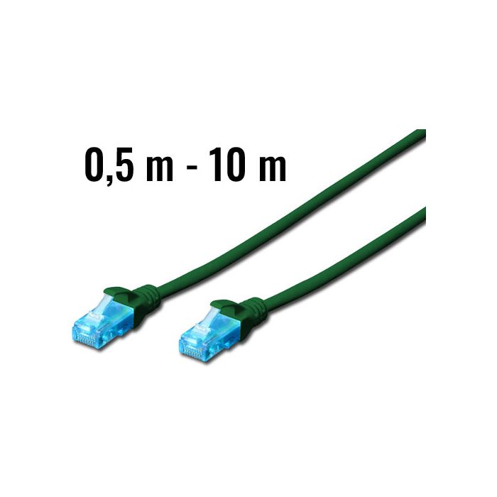 DIGITUS CAT 5e UTP patchcord Green