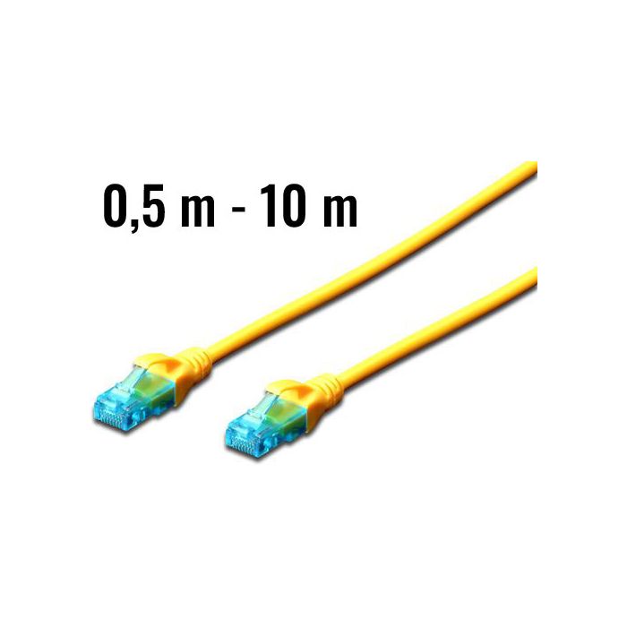 DIGITUS CAT 5e UTP patchcord Yellow