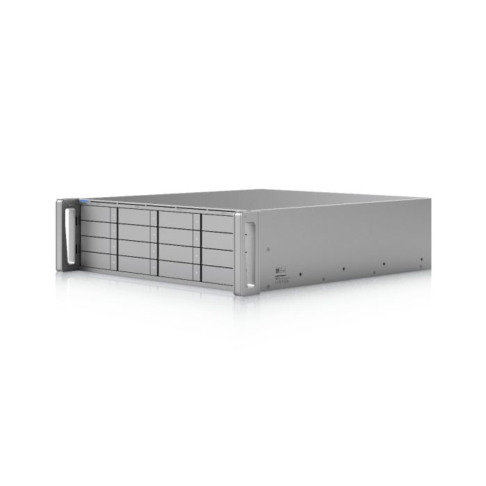 Ubiquiti Enterprise NAS - Server NAS basato su ZFS, 16 slot da 2,5"/3,5", 2 porte SFP28 da 25G (ENAS)