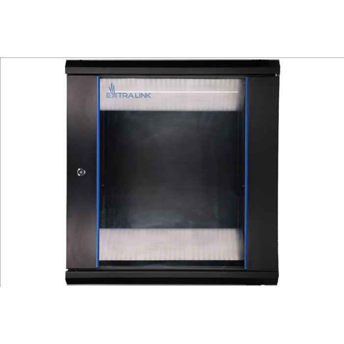 Extralink 12U 600x450 wall-mounted cabinet, black