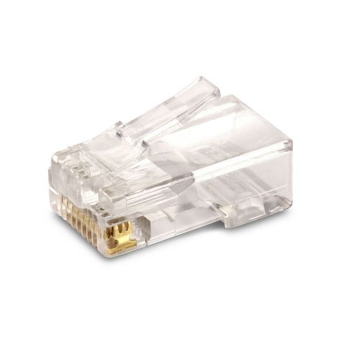 Getfort Connector RJ45 UTP Cat6 Passthrough unshielded 8P8C (100 pieces)