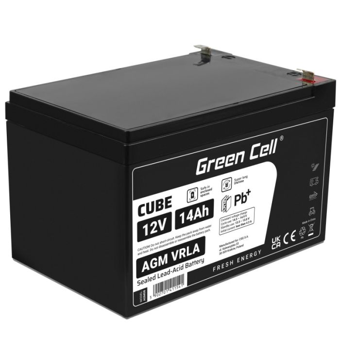 AGM Green Cell Battery 12V 14Ah