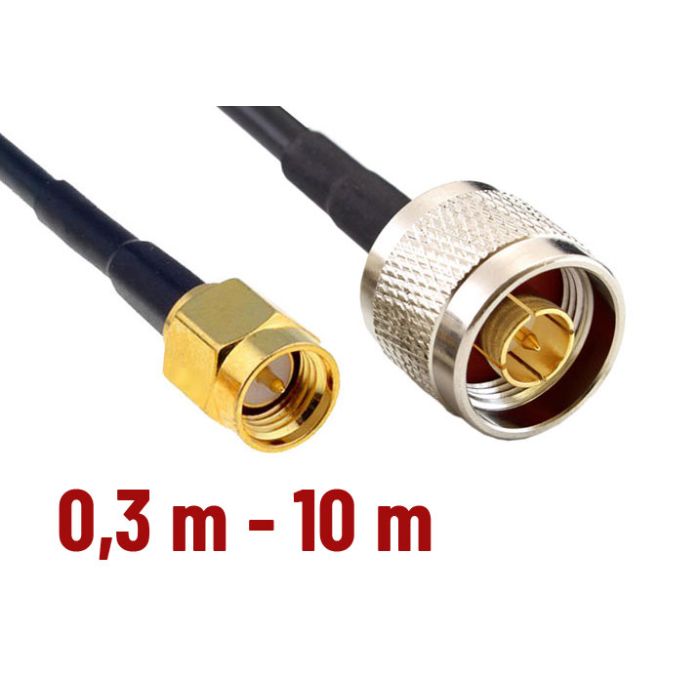 CNT 240 Assembled Antenna Cable with N-male – SMA-male