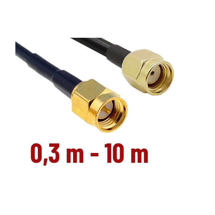 CNT 240 Assembled Antenna Cable with RP SMA-male – SMA-male