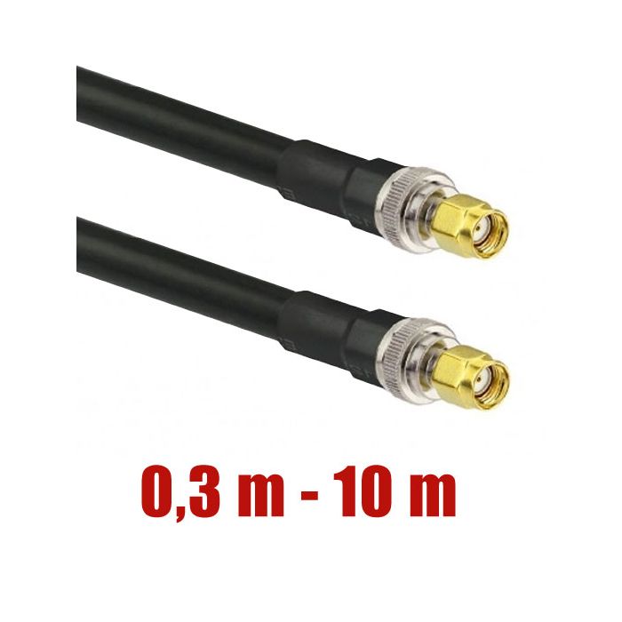 CNT 400 Assembled Antenna Cable with RP SMA-male – RP SMA-male