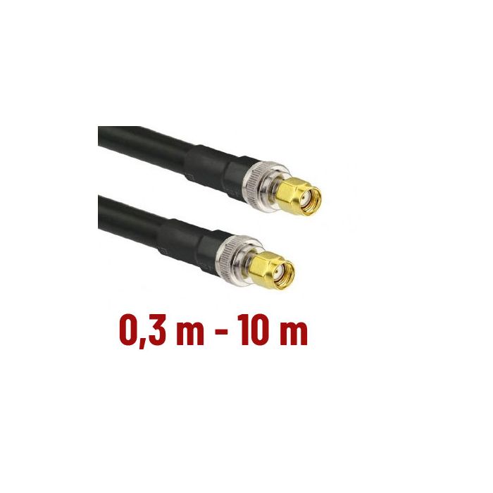 CNT 400 Assembled Antenna Cable with RP SMA-male – RP SMA-male