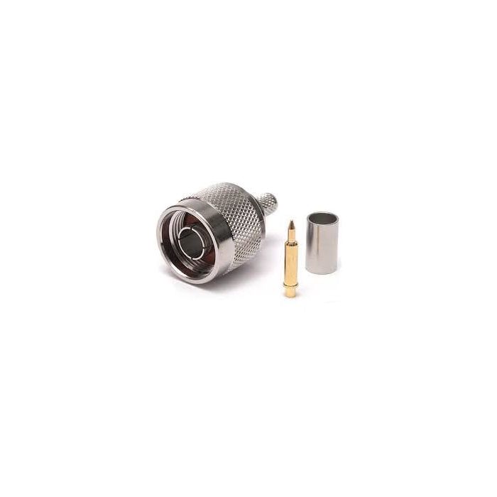 Connector N-male crimp for cable H-155