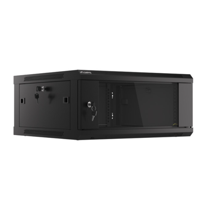 Rack cabinet WF01-6604-10B front, left side view