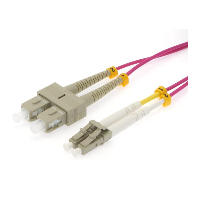 Fiber Optic-ConnLink Patchcord LC/UPC-SC/UPC, Multimode OM4 50/125, DUPLEX