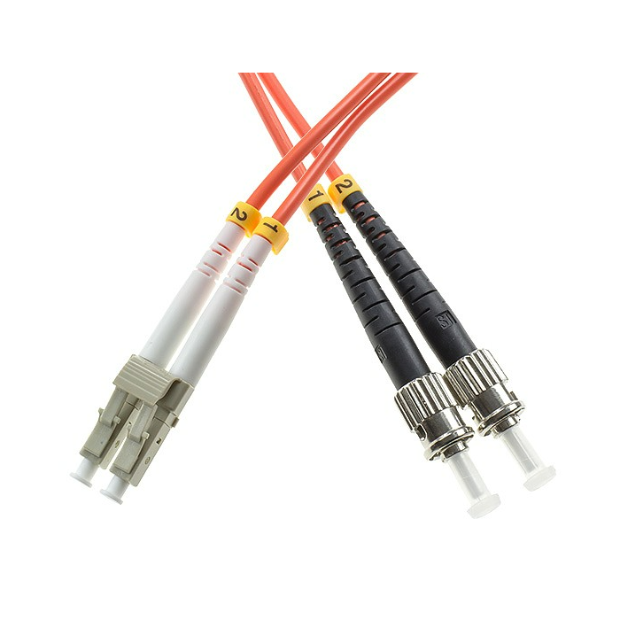 Fiber Optic-ConnLink Patchcord LC/UPC-ST/UPC, Multimode OM1 62.5/125, DUPLEX