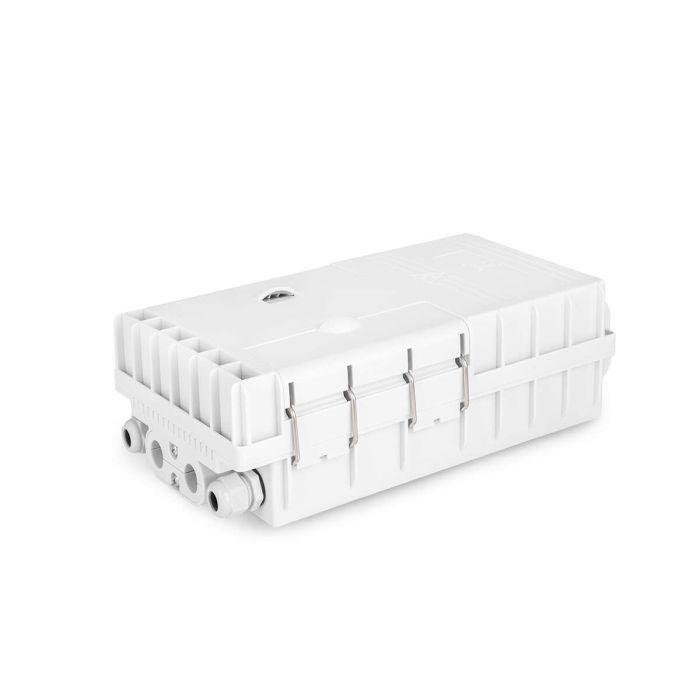 Mufa światłowodowa Tracom FTTX MDU H16F (2xPG + uncut port) +Patch Panel