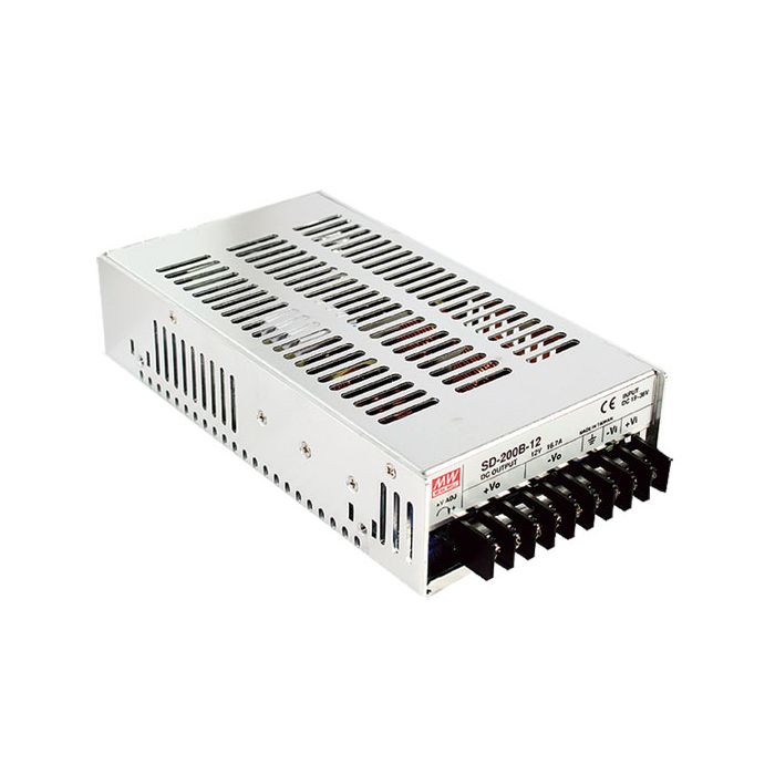 Mean Well Converter DC/DC; 201.6W; Uin: 19÷36V; Uout: 48VDC; Iout: 4.2A