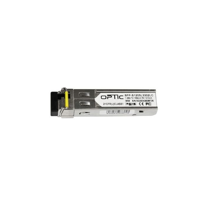 OPTIC-SFP-S1205-L3302-LC 1.2G SFP, LC SM, 3km, WDM, TX1550