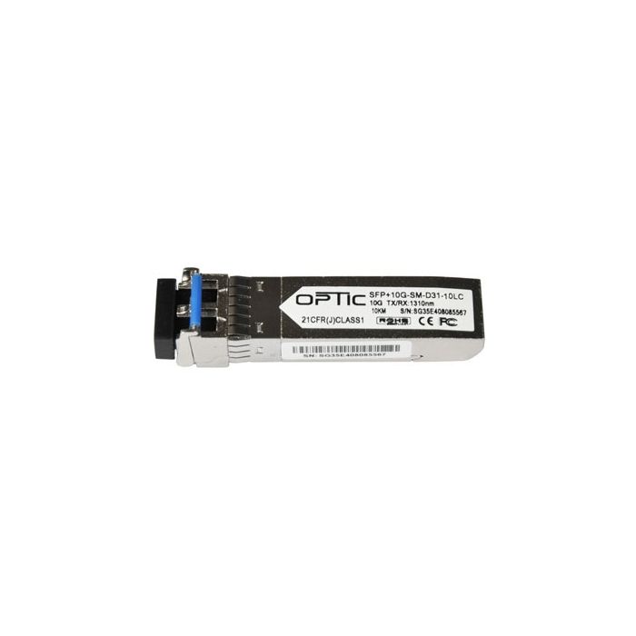 OPTIC SFP+ module (1pcs) 10Gbps LC SM, 10km, TX1310, DDM (10GBASE-LR)